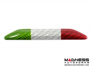 Alfa Romeo 4C Steering Wheel Trim - Carbon Fiber - Steering Wheel Badge - Italian Theme 